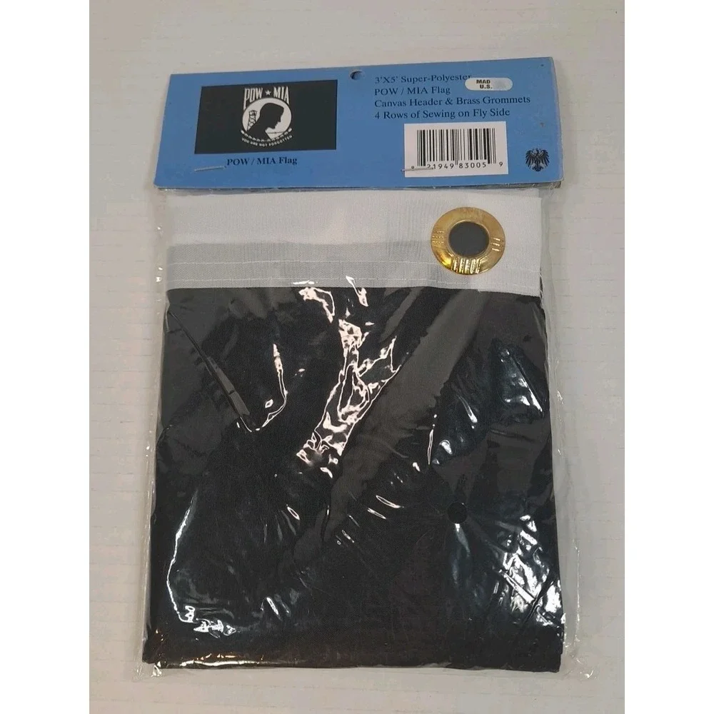 POW MIA POW☆MIA You Are Not Forgotten Flag 3x5 Super Polyester Canvas & Grommets